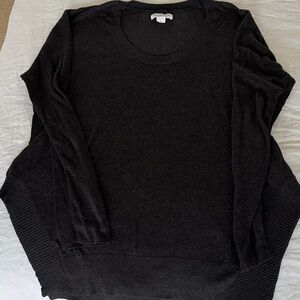 Velvet by Graham & Spencer Charcoal Crewneck Sweater